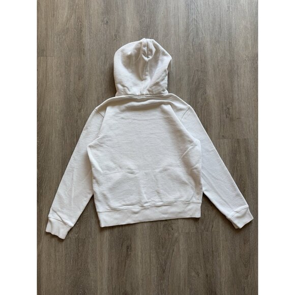 Polo Ralph Lauren Athletic White Hoodie Vintage Style Sweater Medium Rare Hype - Picture 2 of 16